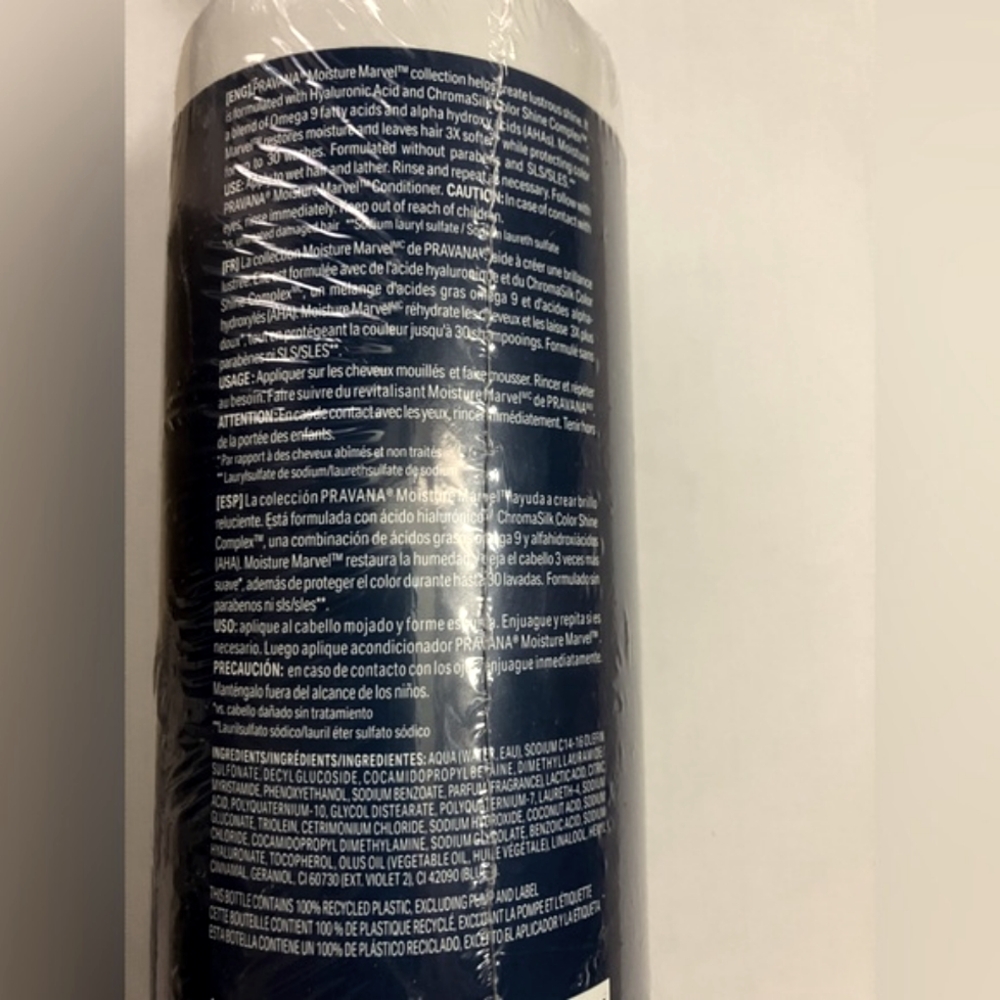 Pravana Moisture Marvel Shampoo, 33oz - Picture 3 of 5